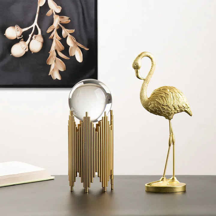 Flamora dekorativ flamingo figur – Eleganse og unik karakter for hjemmet Luvikno