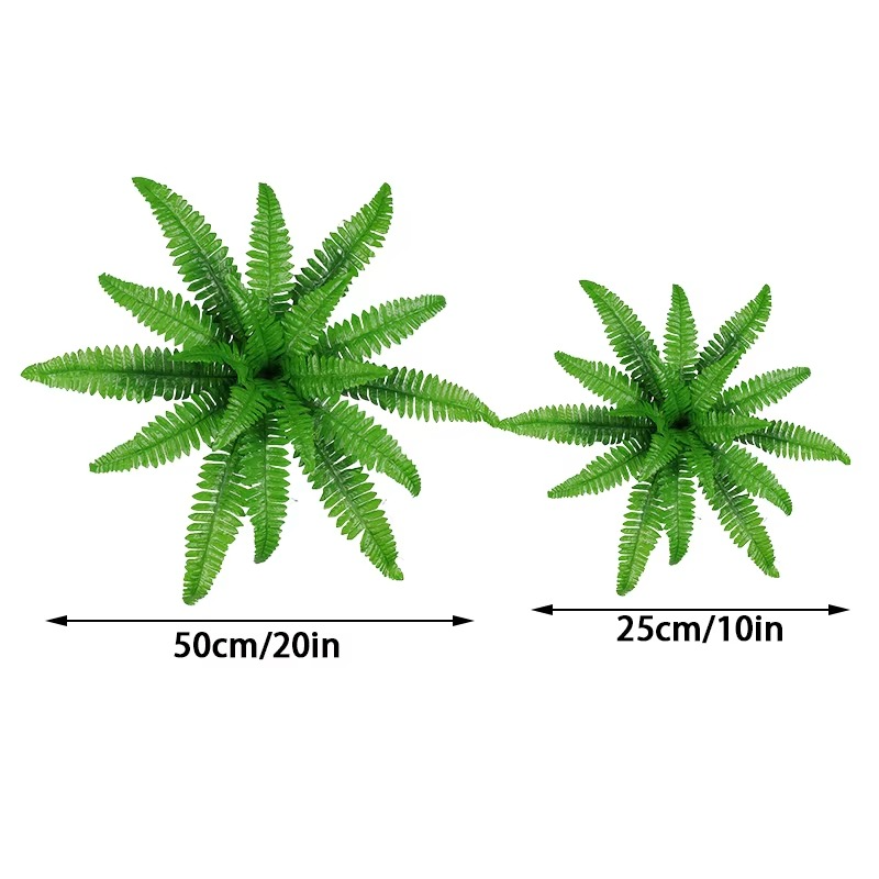 UV-Resistant Livlike Boston Fern for Utendørs- og Innendørsdekor Luvikno