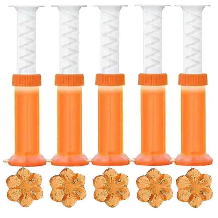 Luvikno | BloomFresh WC-Gel Flowers | Duftgel for Toalett & Urinal | Rensende, Antibakteriell & Dekorativ | 12 Blomster per Stift