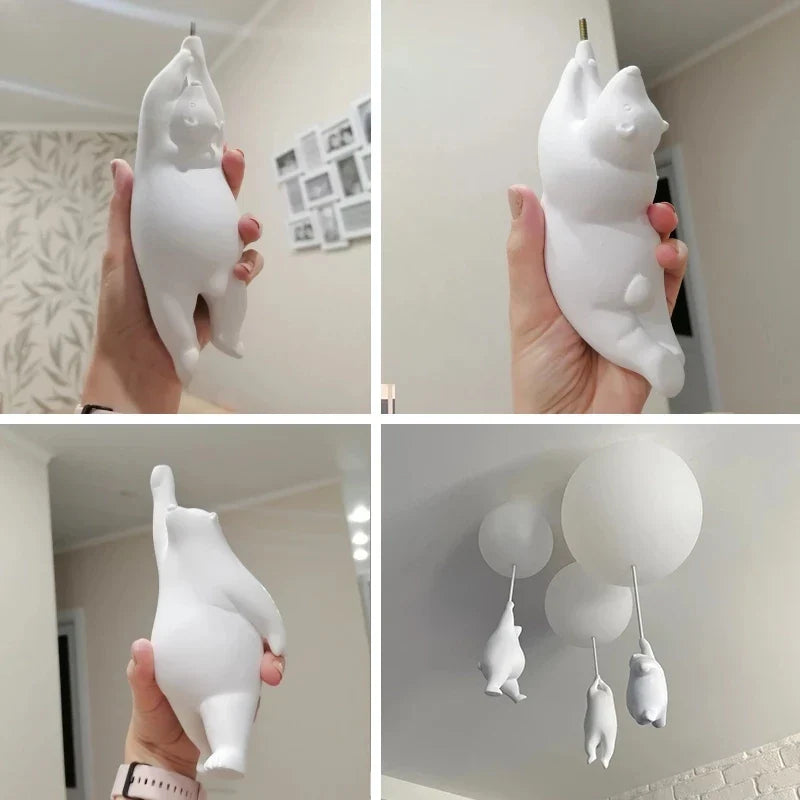 Hengende Bjørn Ballonger Lampe | Luvikno