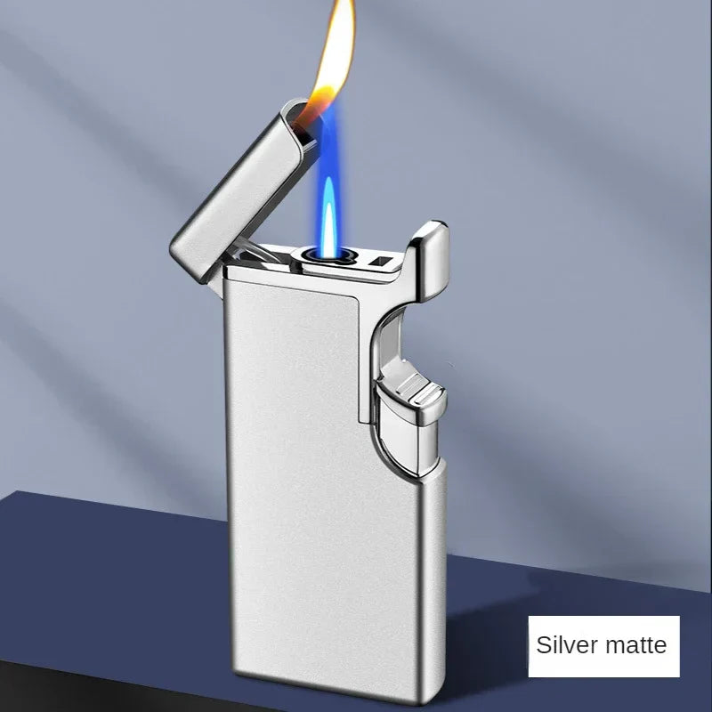 Metal Double Fire Jet Butane Lighter | Luvikno