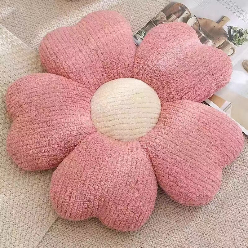 Fluffy Clover Flower Cushion | Luvikno