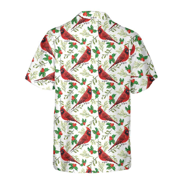 Luvik | Rød Hawaiian-skjorte med sømløst juletheme, Morsom juleskjorte, Julegave