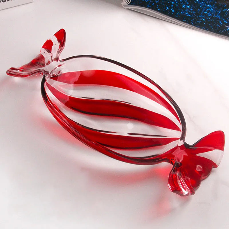 Candy-formet glass snacktallerken | Luvikno
