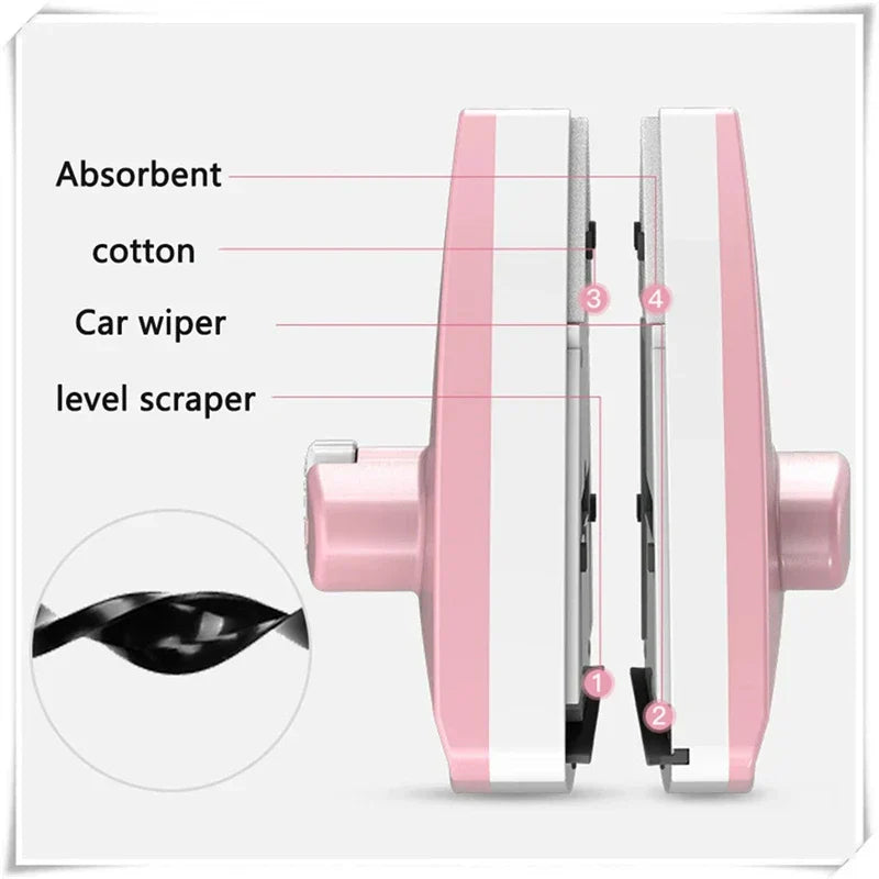Magnetisk Dobbeltsidig Justerbar Vindusrenser Gadget | Luvikno