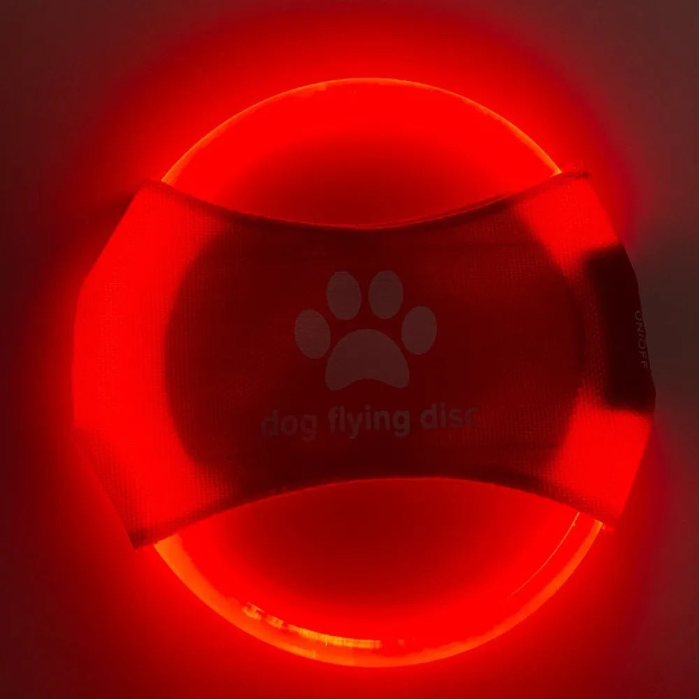 LED Frisbee for dogs oppladbar og vanntett Luvikno