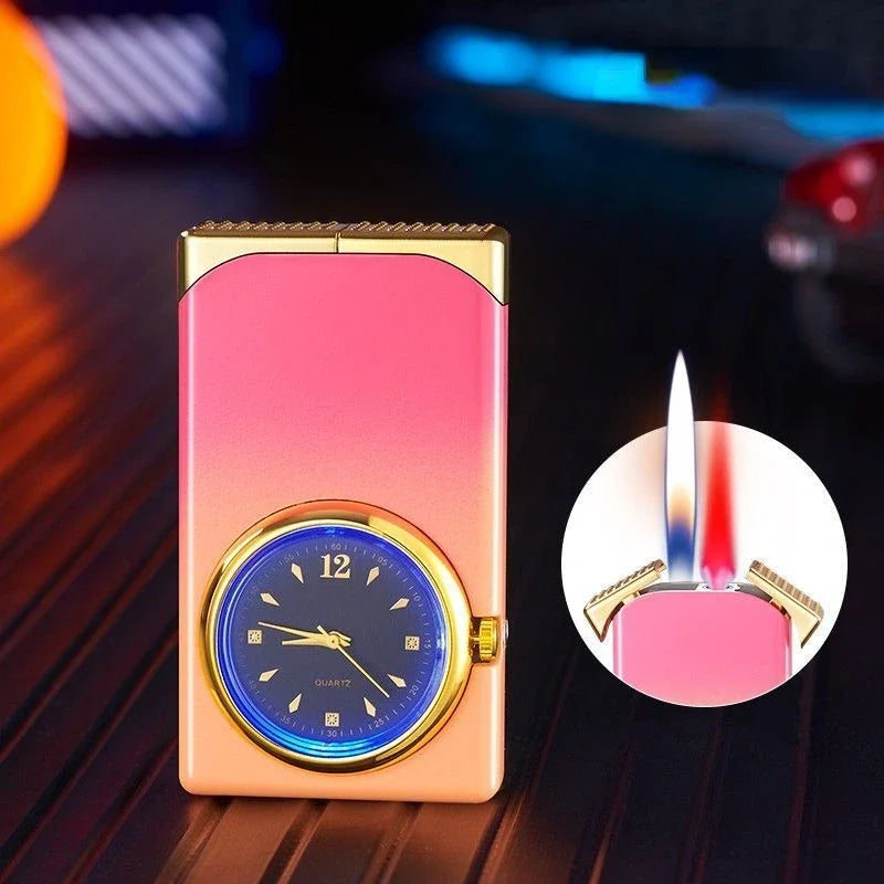 Kreativ Dual Fire Gradient Color Lighter Watch | Luvikno
