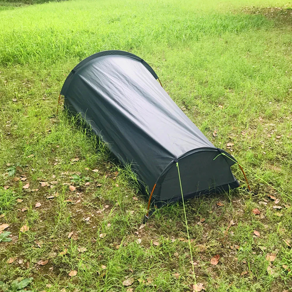 Luvikno | Trekvento SoloShield Ultralett Enkeltelt | Vanntett & Vindstøtende | Med Aluminiumstenger & Lagringspose | For Fotturer, Turer & Camping