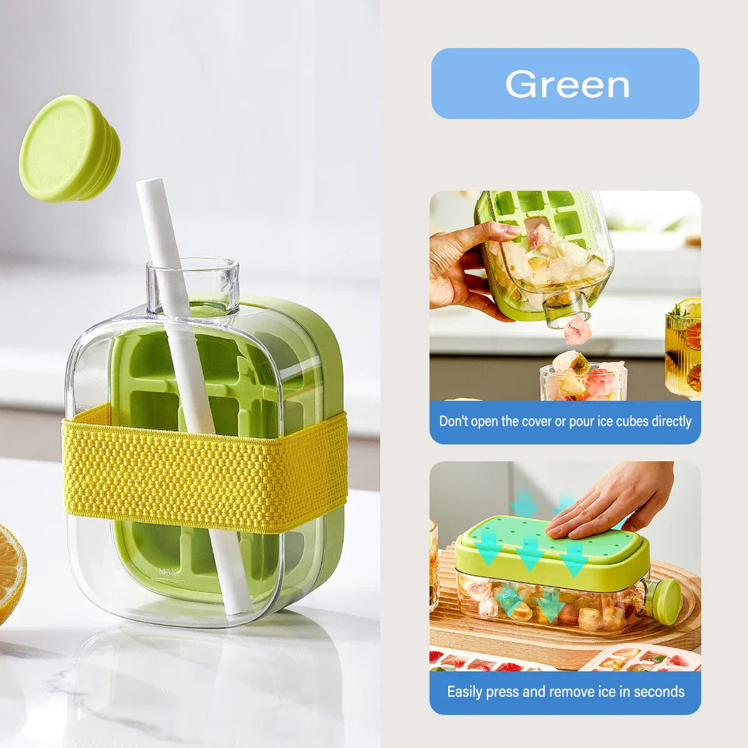 One Touch Ice Maker Beverage Bottle | Luvikno