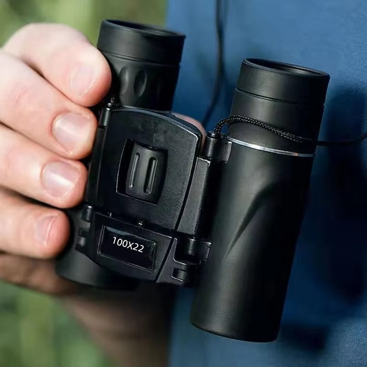 Kompakt 100x22 HD Kikkert med Langdistanse BAK4 FMC Optikk for Jakt, Sport, Camping og Reiser Luvikno