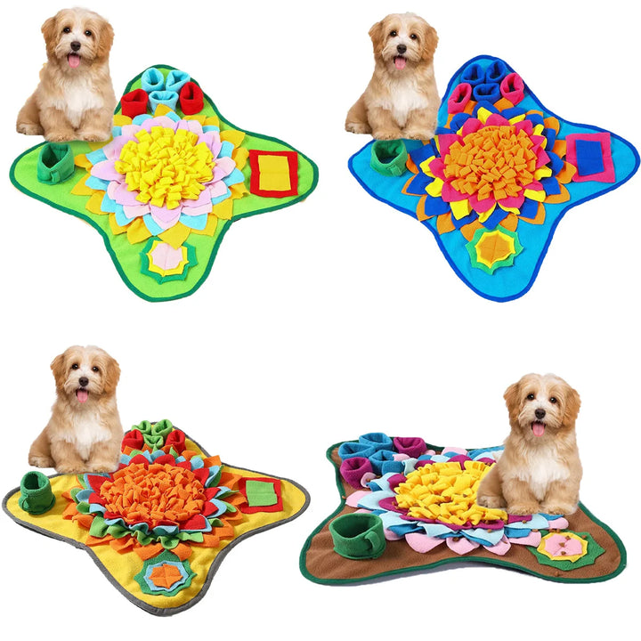 Luvikno | Sniffing Joy | Intelligent Snuffle Mat for Dogs | Interaktivt Matleketøy Mot Kedsomhet | Fremmer Naturlige Søk Instinkter