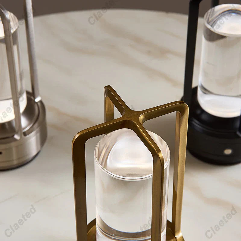 Luvikno | Oppladbar Trådløs LuxeGlow Bordlampe - Elegant Trådløs Lampe for Hver Stemning