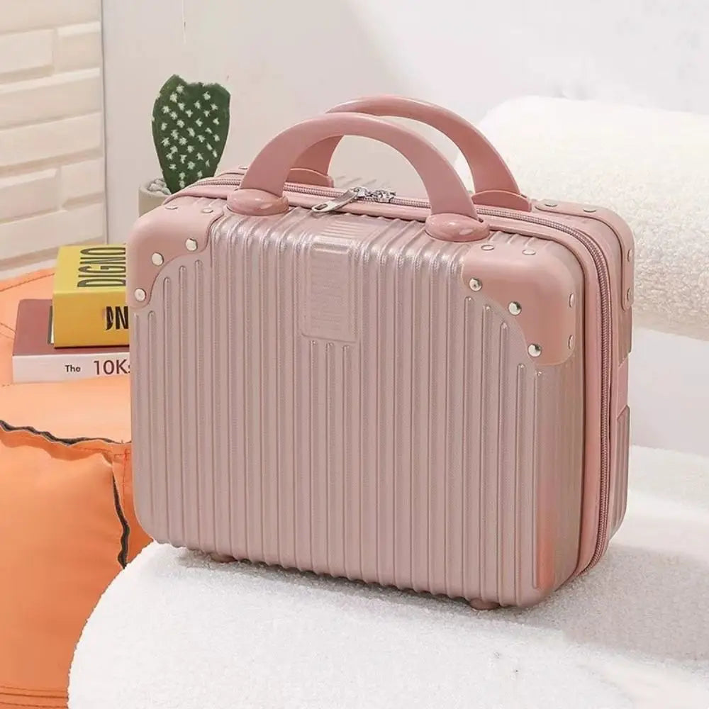 Luvikno | Travellia Mini Kosmetikkveske | Kompakt og Stilig | Hardt Skall laget av ABS+PC | Ideell for Reisen og Sminke