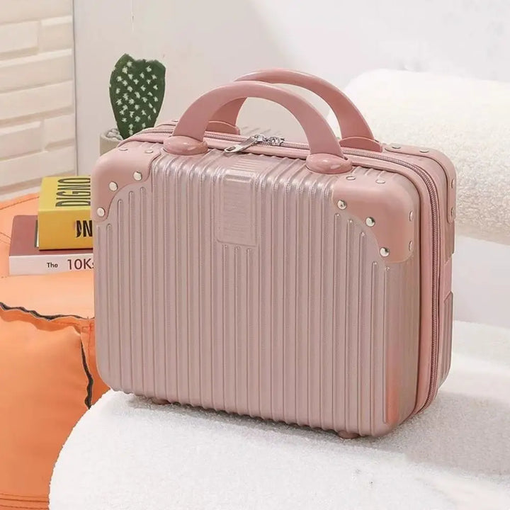 Luvikno | Travellia Mini Kosmetikkveske | Kompakt og Stilig | Hardt Skall laget av ABS+PC | Ideell for Reisen og Sminke