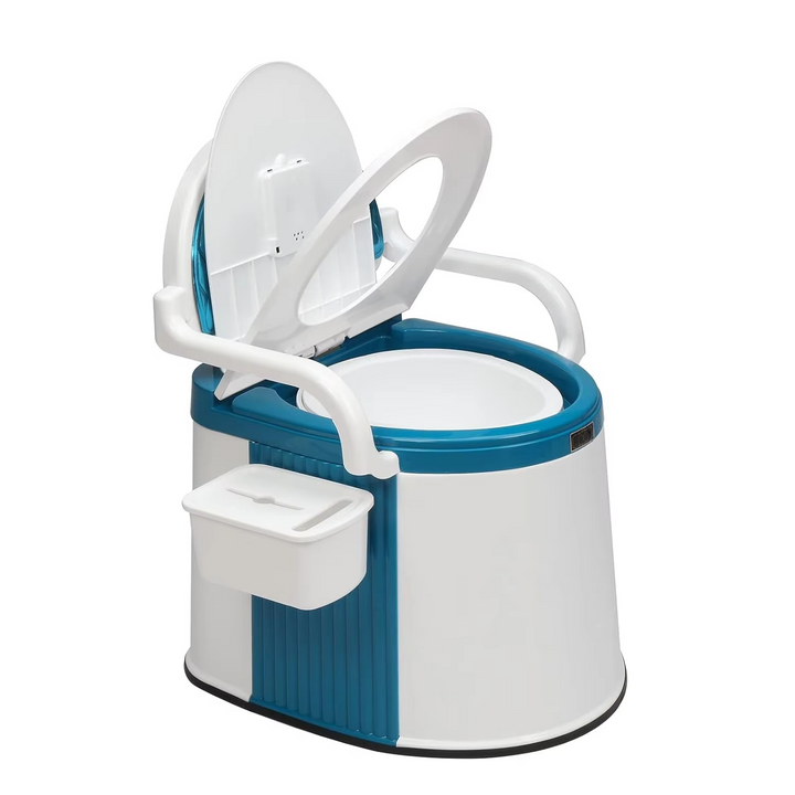 Portable Comfort Commode med 5-gallon kapasitet og robuste håndtak Luvikno
