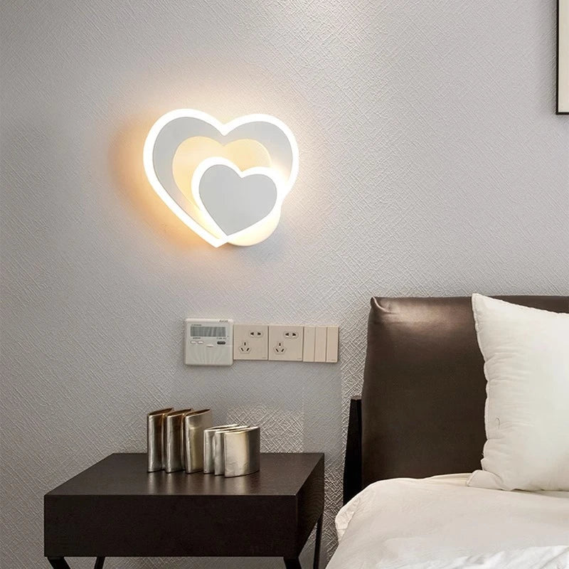 HeartGlow Vegglampe - Moderne LED Belysning Luvikno