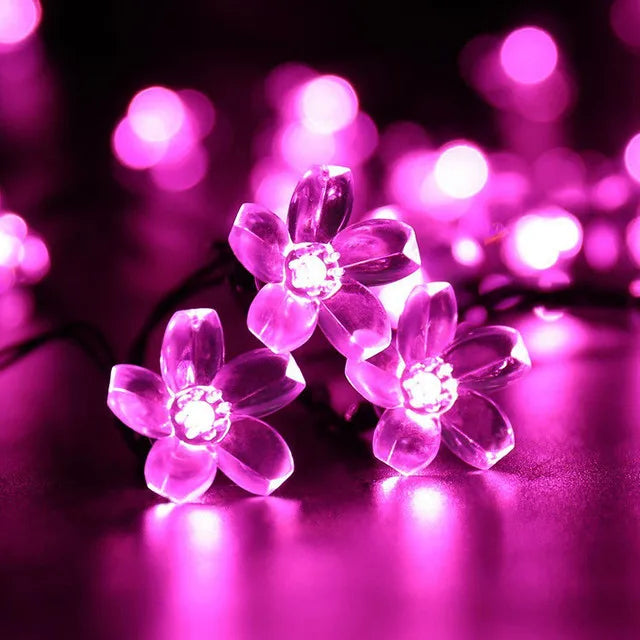Luvikno | LumiSola Solstrenger Lyskilder | 20–100 LED-er | Varme Hvit, Hvit eller RGB | 8 Moduser | For Hage & Balkong | 5–12m
