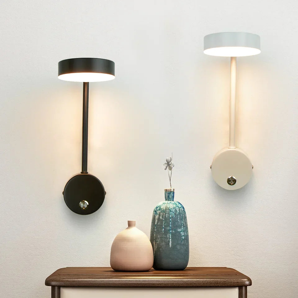 NordicGlow - Justerbar LED Vegglampe for Moderne Interiør Luvikno