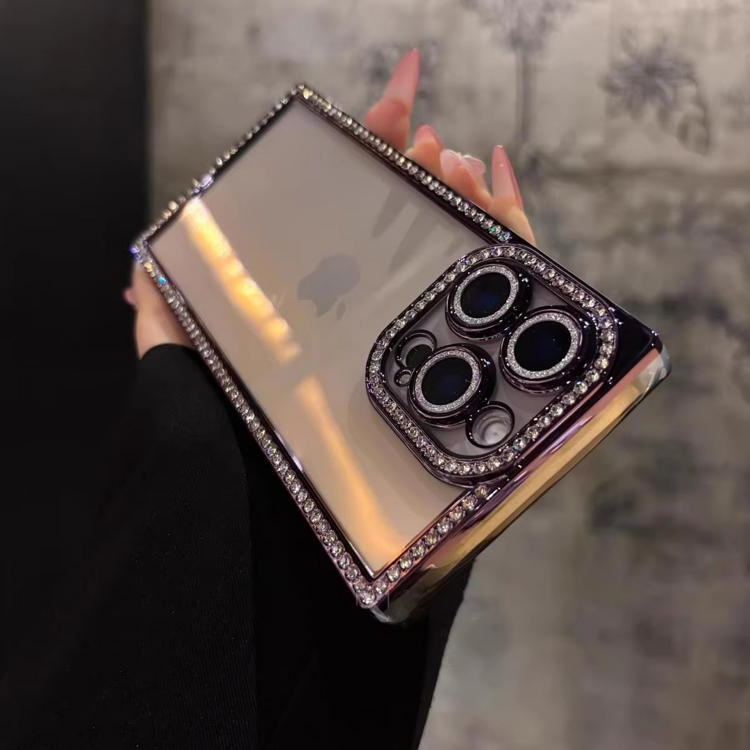 Diamond Rhinestone Luxury iPhone-deksel Luvikno