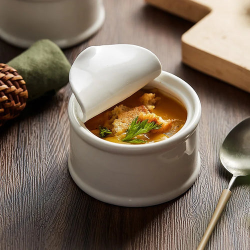 Luvikno | Moderne fransk løksuppebolle – Premium keramisk suppe- og grytebolle