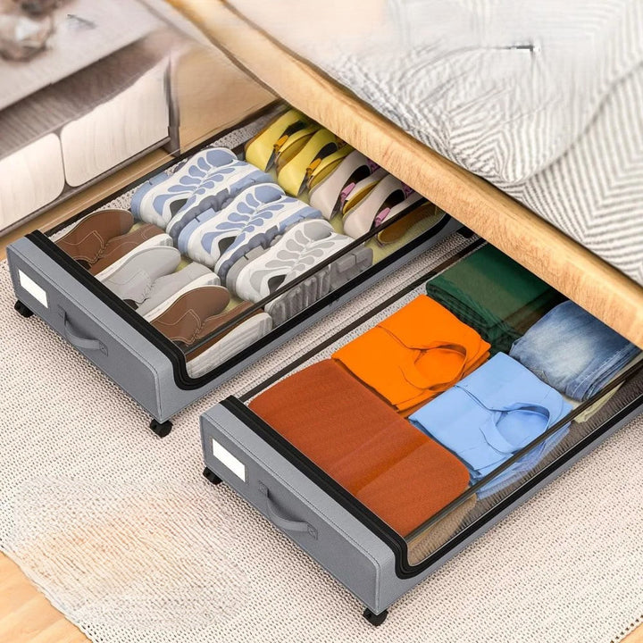 Underbed Oppbevaring StaLuviknoebar Med Hjul Boks Organizer | Luvikno