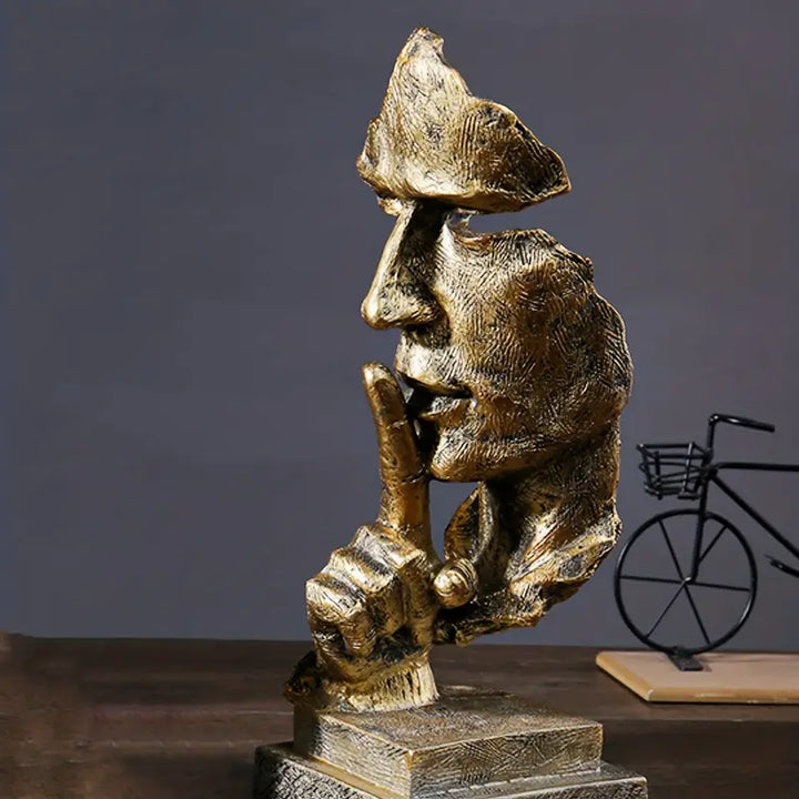 Luvikno | SerenitySculpt Abstrakt Tenkeren Harpiks Statue for Hjem og Kontor