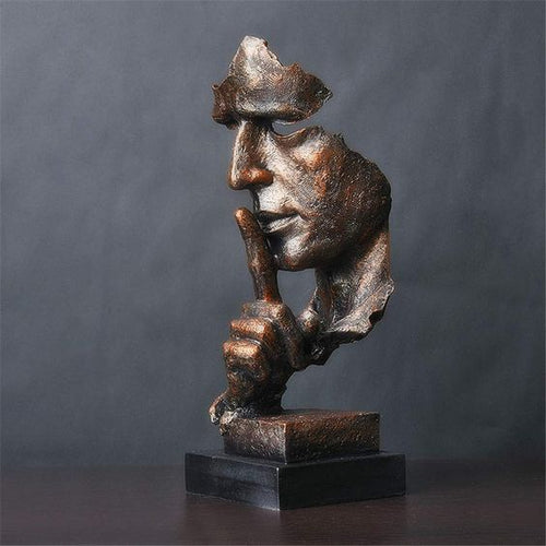 Luvikno | SerenitySculpt Abstrakt Tenkeren Harpiks Statue for Hjem og Kontor