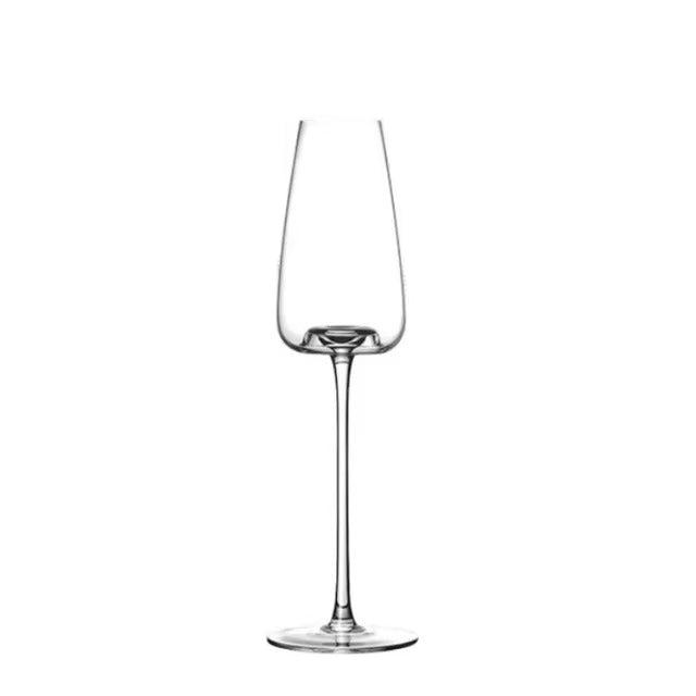 Sett med 2, 4 og 6 Håndlagde Krystallvins- og Champagneglass - 4 Størrelser | Luvikno