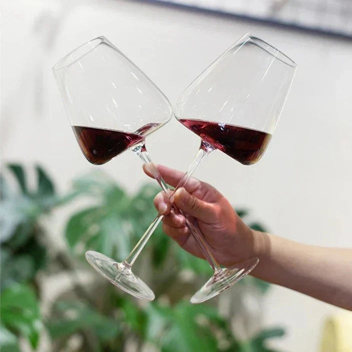 Sett med 2, 4 og 6 Håndlagde Krystallvins- og Champagneglass - 4 Størrelser | Luvikno