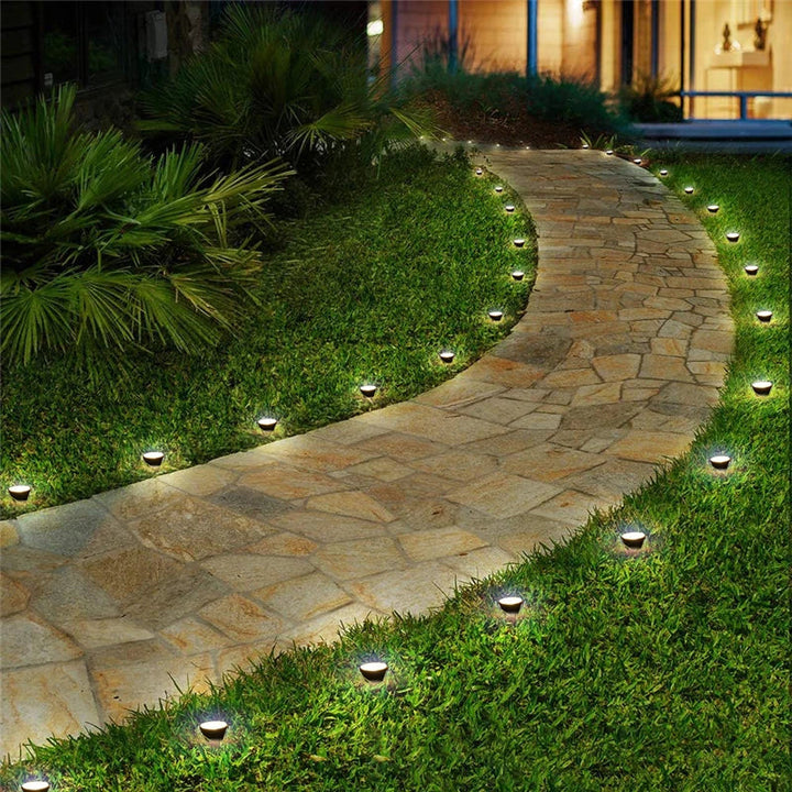 Luvikno | Solhage Lys LumiVerde | 10-i-1 LED System | RGB Farge Endring | IP65 Vanntett | For Plener, Bed & Dekor