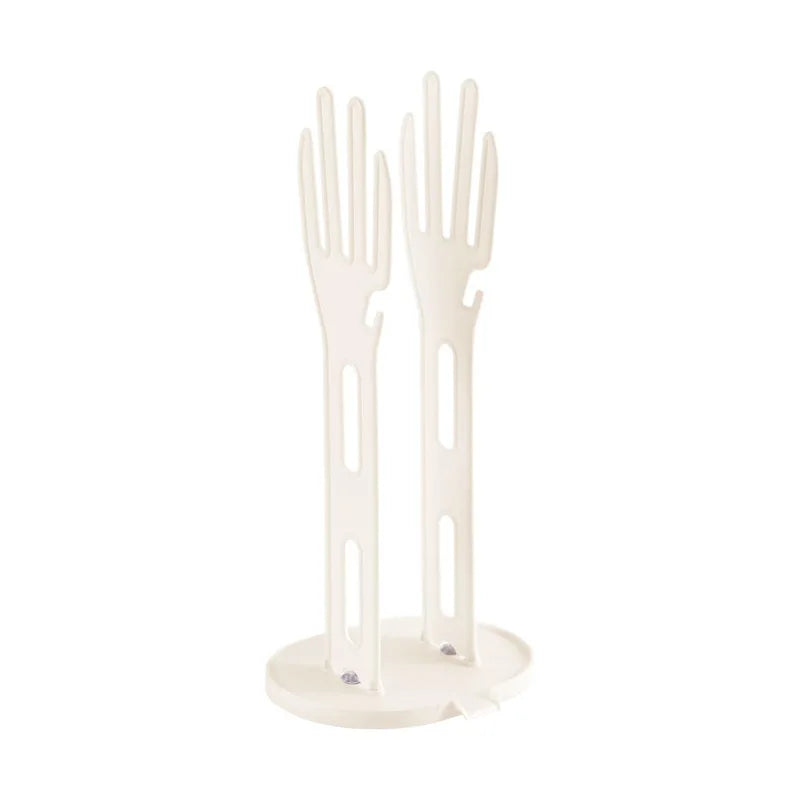 Luvikno | TROCKINO Tørkestativ for kjøkkenhansker | Hanskeholder & tørkestativ | Plassbesparende & hygienisk | 34×16×13 cm