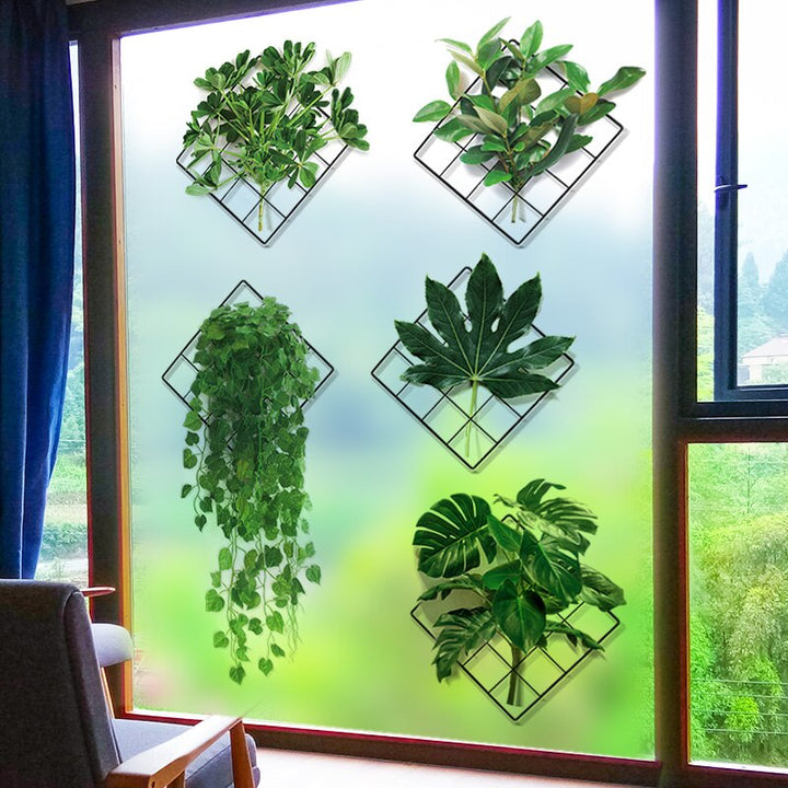 3D Nature Vind Grønn Plante Veggklistremerke | Luvikno