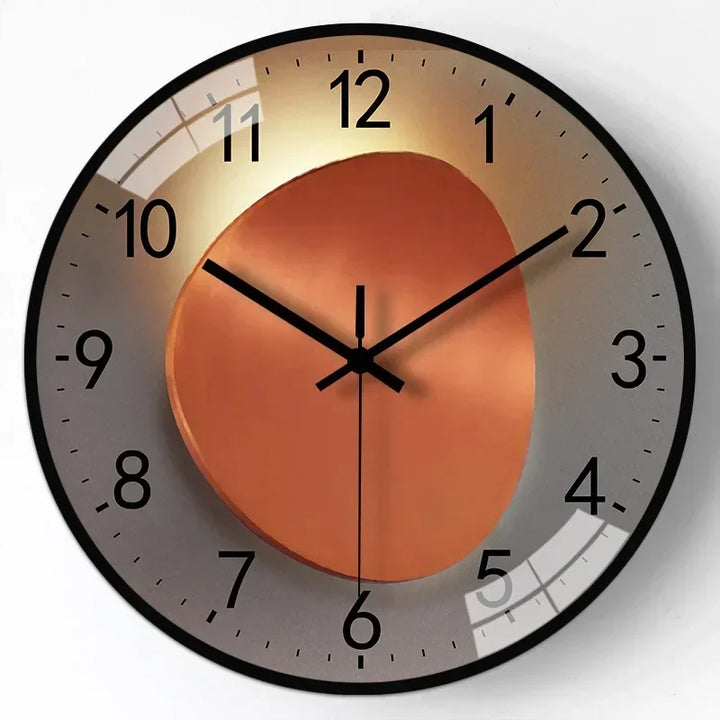 SilentTime - Digital veggklokke i klassisk stil - 8 tommers Luvikno