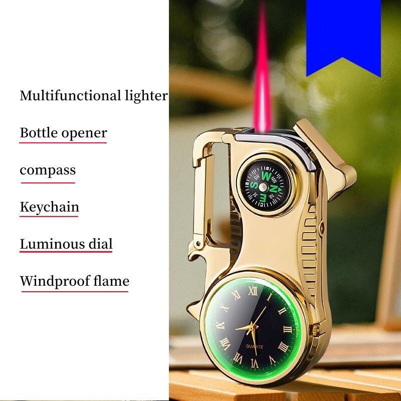 Compass Fire Camping Vindavvisende Lighter Klokke | Luvikno