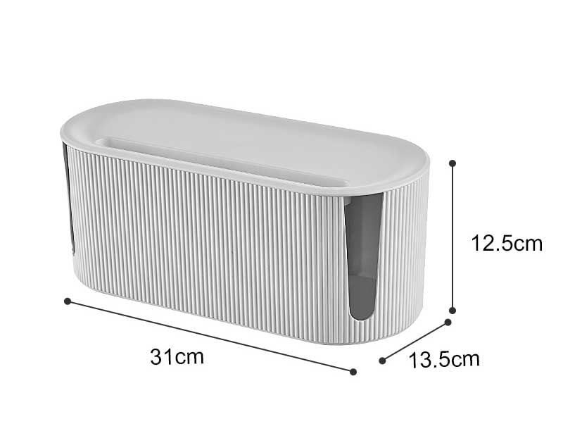 StorageMaster Box - Stilig Organizer for Kabler og Adaptere Luvikno