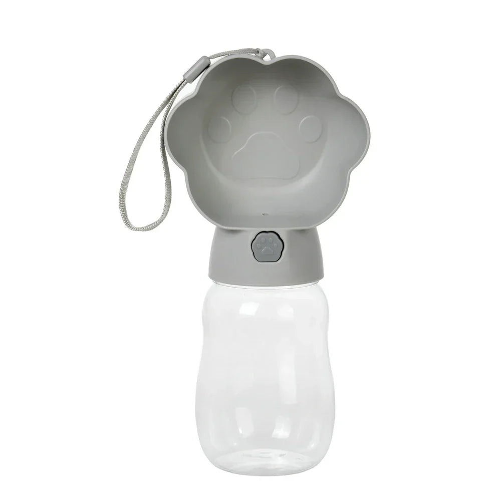 Luvikno | Droppa DuoBottle Drikkeflaske | 2-i-1 Vann- & Matdispenser for Hunder & Katter | Lekkesikker & Bærbar | 380 ml / 530 ml