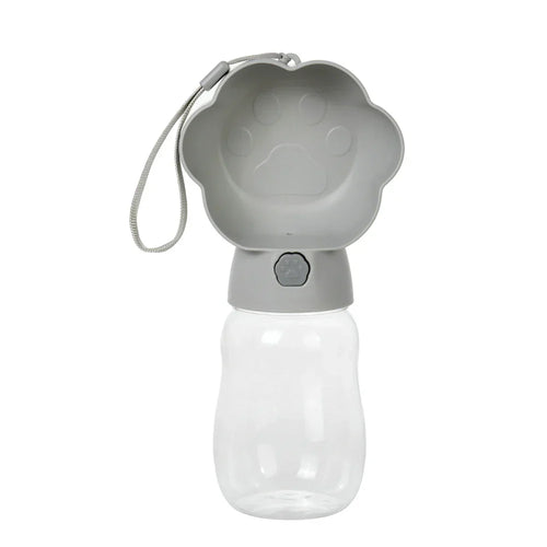 Luvikno | Droppa DuoBottle Drikkeflaske | 2-i-1 Vann- & Matdispenser for Hunder & Katter | Lekkesikker & Bærbar | 380 ml / 530 ml
