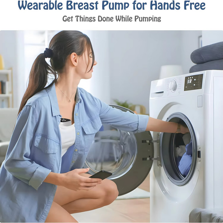 Enkel Dual Electric Hands-Free Brystpumpe Luvikno