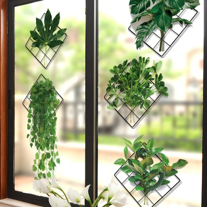 3D Nature Vind Grønn Plante Veggklistremerke | Luvikno