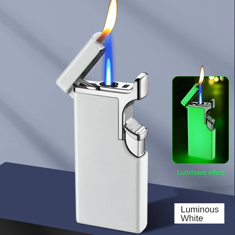Metal Double Fire Jet Butane Lighter | Luvikno