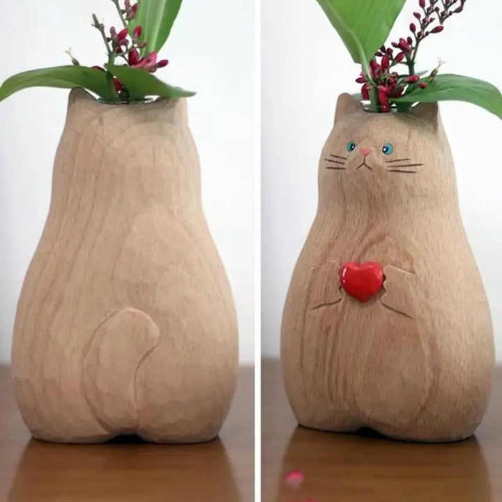 Søt katt blomsterkrukke