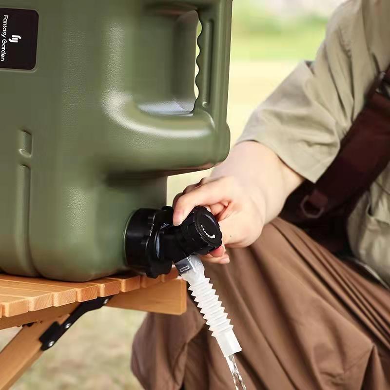 Bærbar innebygd kran camping vanntank | Luvikno