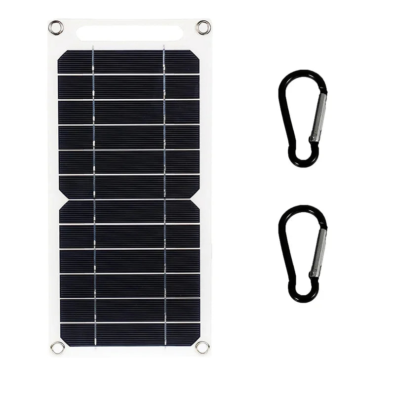 Luvikno | SolNova 30W Solpanel | Ultralett & Vanntett | USB-tilkobling for Telefon & Power Bank | Utendørs & Camping