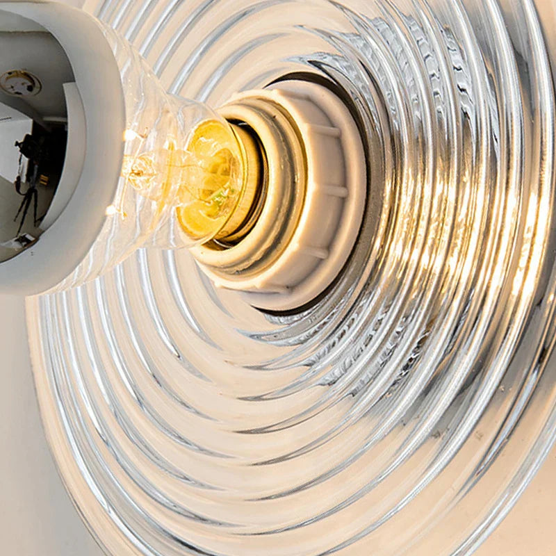 AquaGlow Vegglampe – LED-belysning med bølgemønster Luvikno