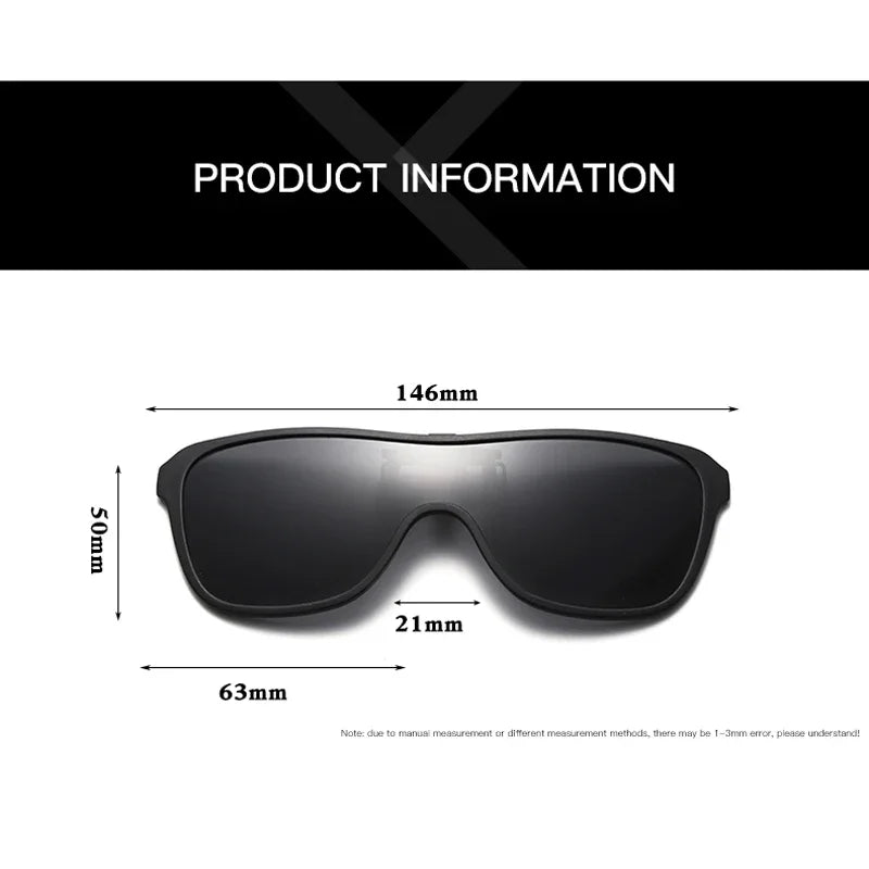 Clip-On Solbriller Polaroid Flip-Up | Luvikno