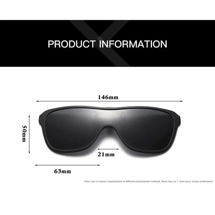 Clip-On Solbriller Polaroid Flip-Up | Luvikno