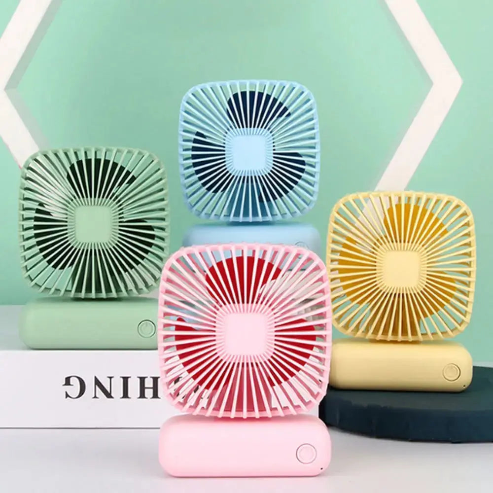 Mini Bærbar USB Vifte: Portable Tre-hastighets Kjøling for Bil, Hjem, Kontor og Utendørsbruk - Still og Enkel Design | Luvikno