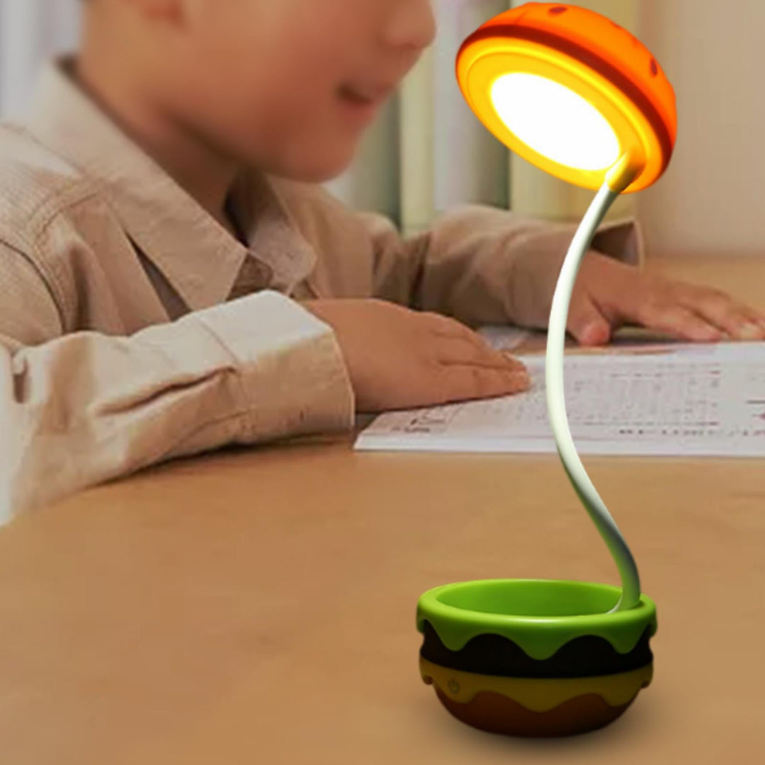 Brettbar Trådløs Unik Hamburger Bordlampe | Luvikno