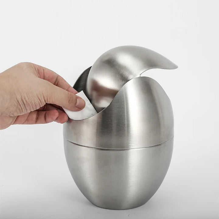 LuxBin Mini Søppelbøtte laget av Rustfritt Stål Luvikno