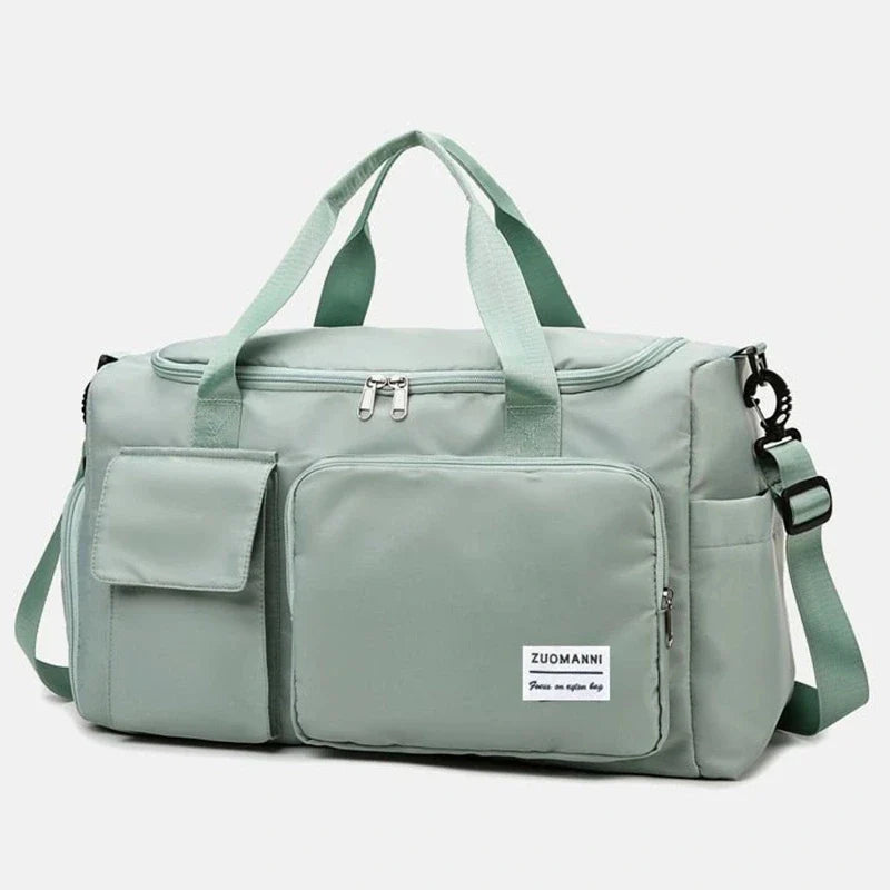Luvikno | Viontera Reisekoffert Damer | 35L Helgveske med Skorom | Vanntett & Flygodbefalt | Sport & Trening Bag